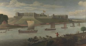 Windsor Castle fra Buckinghamshire Bank av Unbekannt Unbekannt